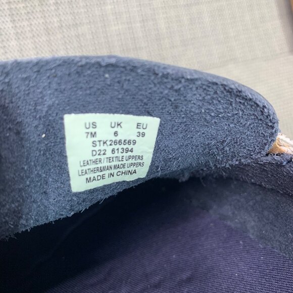 Sperry Top-Sider Boys Size 7M Navy & Camouflage Boat Shoes - Picture 5 of 7